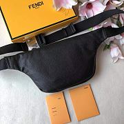 Fendi Belt Bag All Black Leather – 7VA434 - 30x17x8 cm - 5