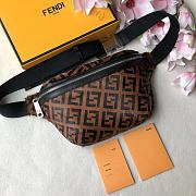 Fendi Belt Bag Brown Sheepskin – 7VA434 - 30x17x8 cm - 1