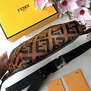 Fendi Belt Bag Brown Sheepskin – 7VA434 - 30x17x8 cm - 3