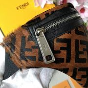 Fendi Belt Bag Brown Sheepskin – 7VA434 - 30x17x8 cm - 5