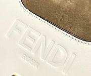 Fendi Moonlight White Leather Bag – 8BT346 - 19×8 ×14 cm - 6