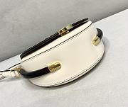 Fendi Moonlight White Leather Bag – 8BT346 - 19×8 ×14 cm - 5