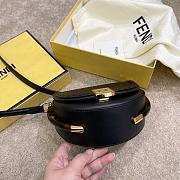 Fendi Moonlight Black Leather Bag – 8BT346 - 19×8 ×14 cm - 6