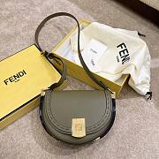 Fendi Moonlight Green Leather Bag – 8BT346 - 19×8 ×14 cm - 1