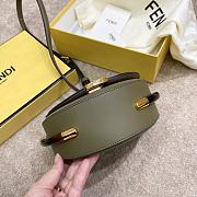 Fendi Moonlight Green Leather Bag – 8BT346 - 19×8 ×14 cm - 5