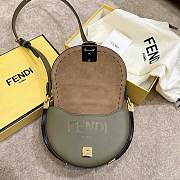 Fendi Moonlight Green Leather Bag – 8BT346 - 19×8 ×14 cm - 4