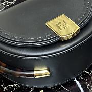 Fendi Moonlight Black Leather Bag – 8BT346 – 21x9x14 cm - 6