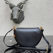 Fendi Moonlight Black Leather Bag – 8BT346 – 21x9x14 cm - 5