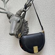 Fendi Moonlight Black Leather Bag – 8BT346 – 21x9x14 cm - 3