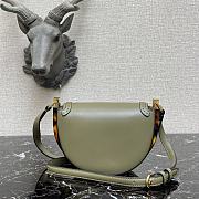 Fendi Moonlight Green Leather Bag – 8BT346 – 21x9x14 cm - 5