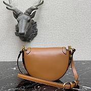 Fendi Moonlight Brown Leather Bag – 8BT346 – 21x9x14 cm - 3