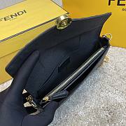 Fendi Wallet On Chain With Pouches Black Leather Mini-Bag – 8BS032 – 21.5×13×3 cm - 5