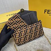 Fendi Wallet On Chain With Pouches Brown Leather Mini-Bag – 8BS032 – 21.5×13×3 cm - 2