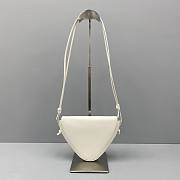 Celine Triangle Bag All-Leather White - 60119 – 21x15x14 cm - 6