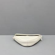 Celine Triangle Bag All-Leather White - 60119 – 21x15x14 cm - 5