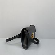 Celine Triomphe Arch Clasp Flap Bag Black - 60173 – 21x15x4.5 cm - 2