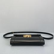 Celine Triomphe Arch Clasp Flap Bag Black - 60173 – 21x15x4.5 cm - 3