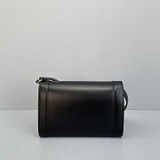 Celine Triomphe Arch Clasp Flap Bag Black - 60173 – 21x15x4.5 cm - 4
