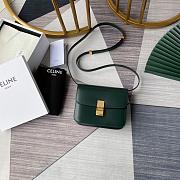 Celine Small Classic Bag In Box Calfskin Green – 11043 - 18x15x6 cm - 1