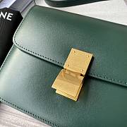 Celine Small Classic Bag In Box Calfskin Green – 11043 - 18x15x6 cm - 6