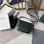 Celine Small Classic Bag In Box Calfskin Green – 11043 - 18x15x6 cm - 4