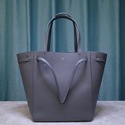 Celine Small Cabas Phantom In Soft Grained Calfskin Grey – 189023 – 27x16x30 cm - 1