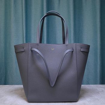 Celine Small Cabas Phantom In Soft Grained Calfskin Grey – 189023 – 27x16x30 cm