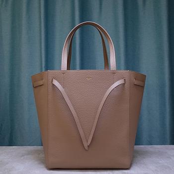 Celine Small Cabas Phantom In Soft Grained Calfskin Prussian Taupe – 189023 – 27x16x30 cm