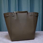 Celine Small Cabas Phantom In Soft Grained Calfskin Laurel Green – 189023 – 27x16x30 cm - 2