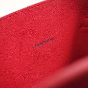 Celine Big Bag Nano Bucket In Supple Grained Calfskin Red – 187243 – 21x15x15 cm - 5