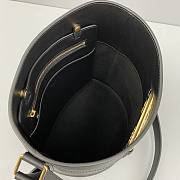 Celine Full Leather Arc De Triomphe Bucket Bag Black – 60113 – 25x29x22 cm - 4