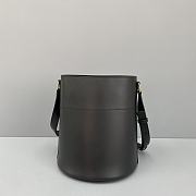 Celine Full Leather Arc De Triomphe Bucket Bag Black – 60113 – 25x29x22 cm - 3