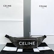 Celine Belt Bag In Triomphe Black – 60086 – 41x13x7.5 cm - 1