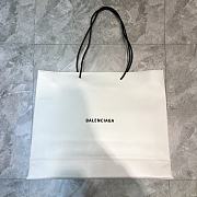 Balenciaga Large Size Lychee Pattern Leather Shopping Bag White  – 55x13x45 cm - 1