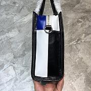 Balenciaga Bazar Shopper Shopping Bag Blue/White – 18x9x20 cm - 6