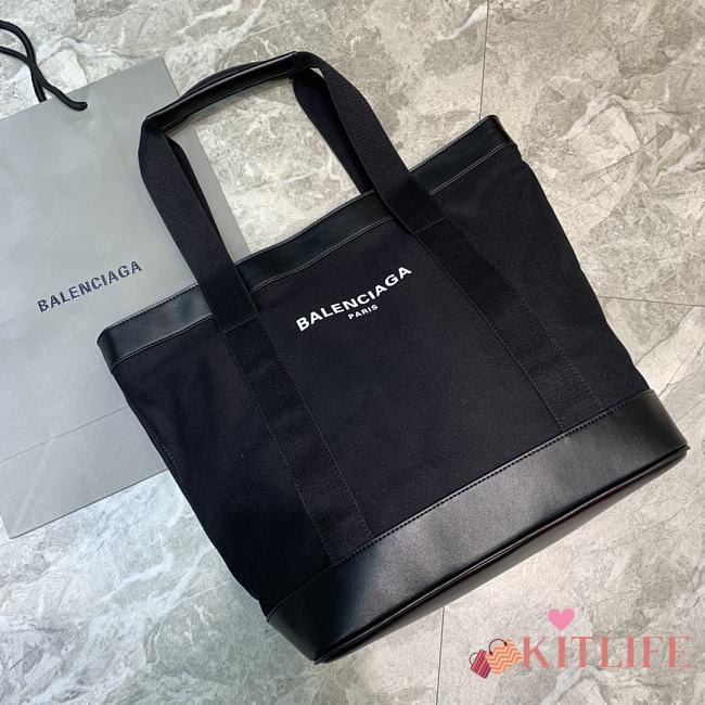Balenciaga Canvas Tote Bag Black - 180526 – 48x37x7 cm - 1