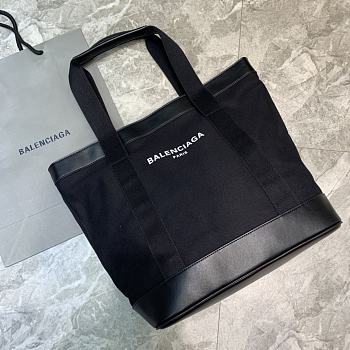 Balenciaga Canvas Tote Bag Black - 180526 – 48x37x7 cm