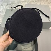 Balenciaga Small Canvas Bucket Handbag Comes La Black –23x21x15.5cm - 5