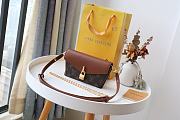 Louis Vuitton Padlock On Strap Monogram Cowhide Leather Flap Handbag Brown - M80763 – 19x11x3cm - 1