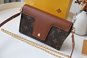 Louis Vuitton Padlock On Strap Monogram Cowhide Leather Flap Handbag Brown - M80763 – 19x11x3cm - 5
