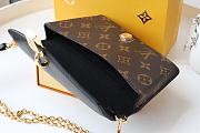 Louis Vuitton Padlock On Strap Monogram Cowhide Leather Flap Handbag Black - M80763 – 19x11x3cm - 5