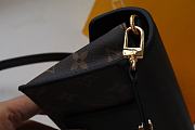 Louis Vuitton Padlock On Strap Monogram Cowhide Leather Flap Handbag Black - M80763 – 19x11x3cm - 2