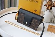 Louis Vuitton Padlock On Strap Monogram Cowhide Leather Flap Handbag Black - M80763 – 19x11x3cm - 4