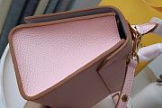 Louis Vuitton Twist One Handle Taurillon Leather Handbag Pink - M57093 – 17x25x11cm - 6