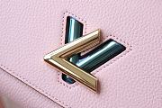 Louis Vuitton Twist One Handle Taurillon Leather Handbag Pink - M57093 – 17x25x11cm - 3