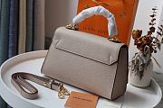 Louis Vuitton Twist One Handle Taurillon Leather Handbag Grey - M57093 – 17x25x11cm - 3