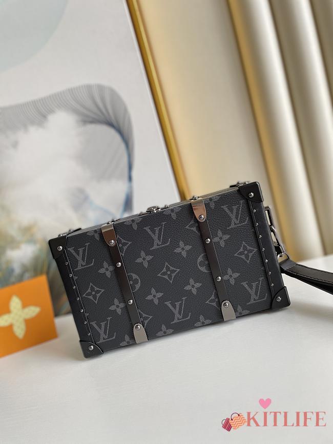 Louis Vuitton Wallet Trunk Black Flower Clutch - M20249 – 25×14×6 cm - 1