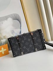 Louis Vuitton Wallet Trunk Black Flower Clutch - M20249 – 25×14×6 cm - 1