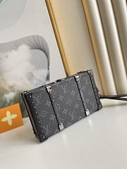 Louis Vuitton Wallet Trunk Black Flower Clutch - M20249 – 25×14×6 cm - 4