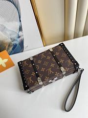 Louis Vuitton Wallet Trunk Brown Flower Clutch - M20249 – 25×14×6 cm - 5